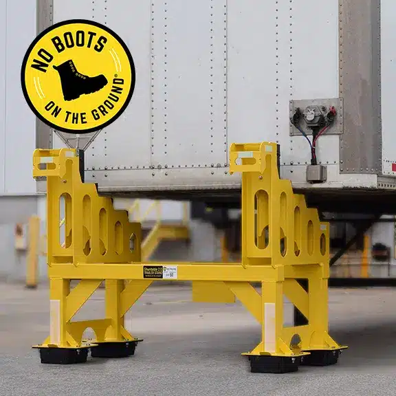 no step under trailer stand
