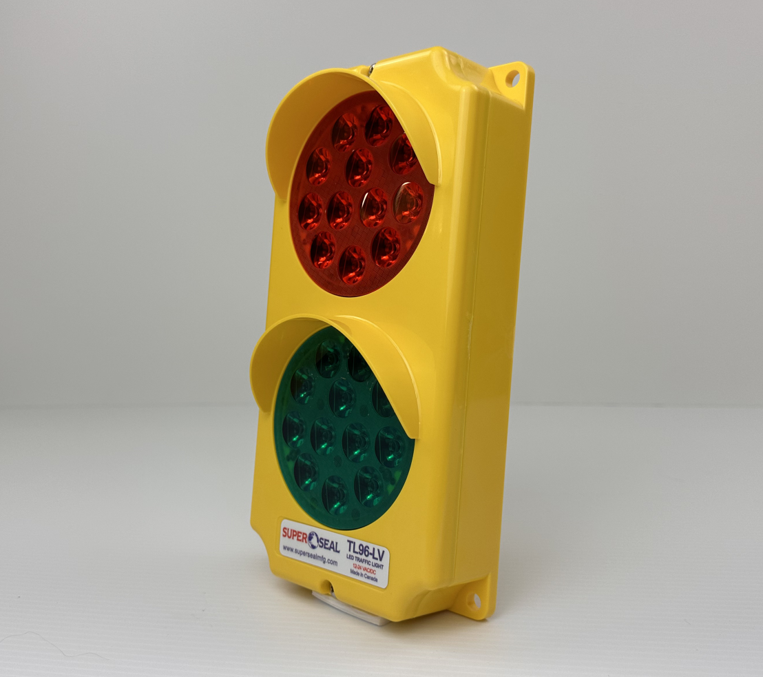 LED backup light for dock and door seals